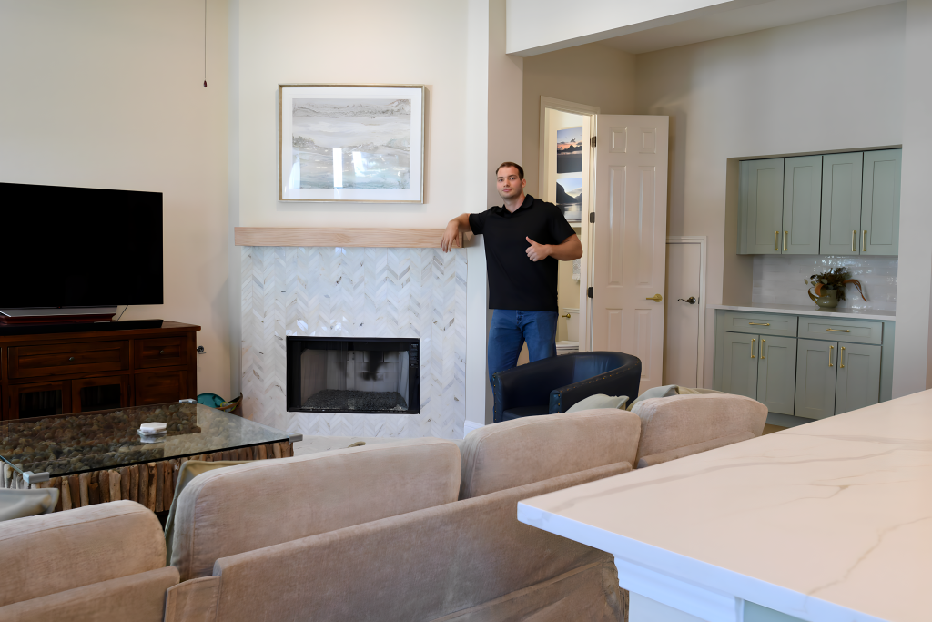 Custom Fireplace Feature