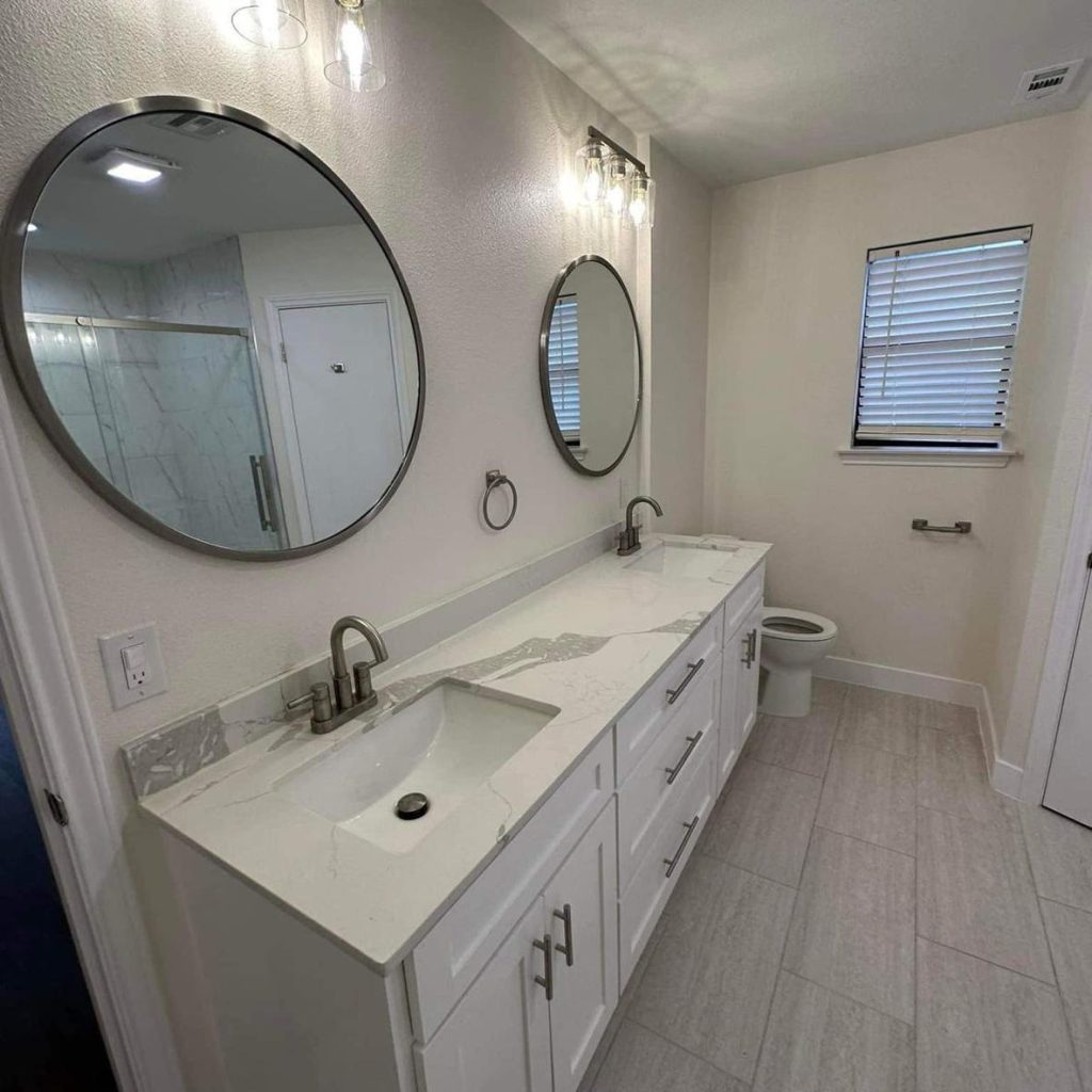 Double Vanity Bathroom Remodel
