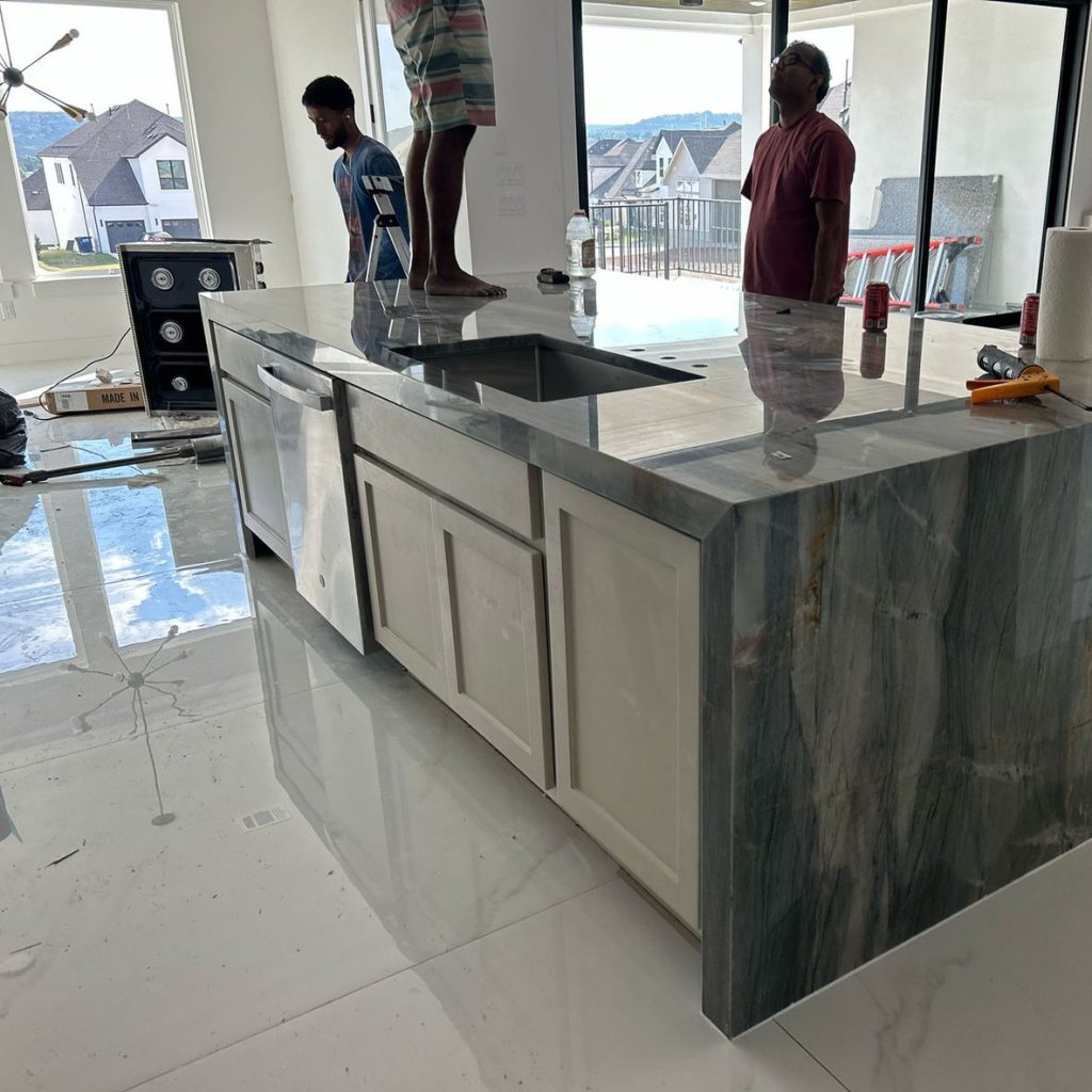 Kitchen Island Installation