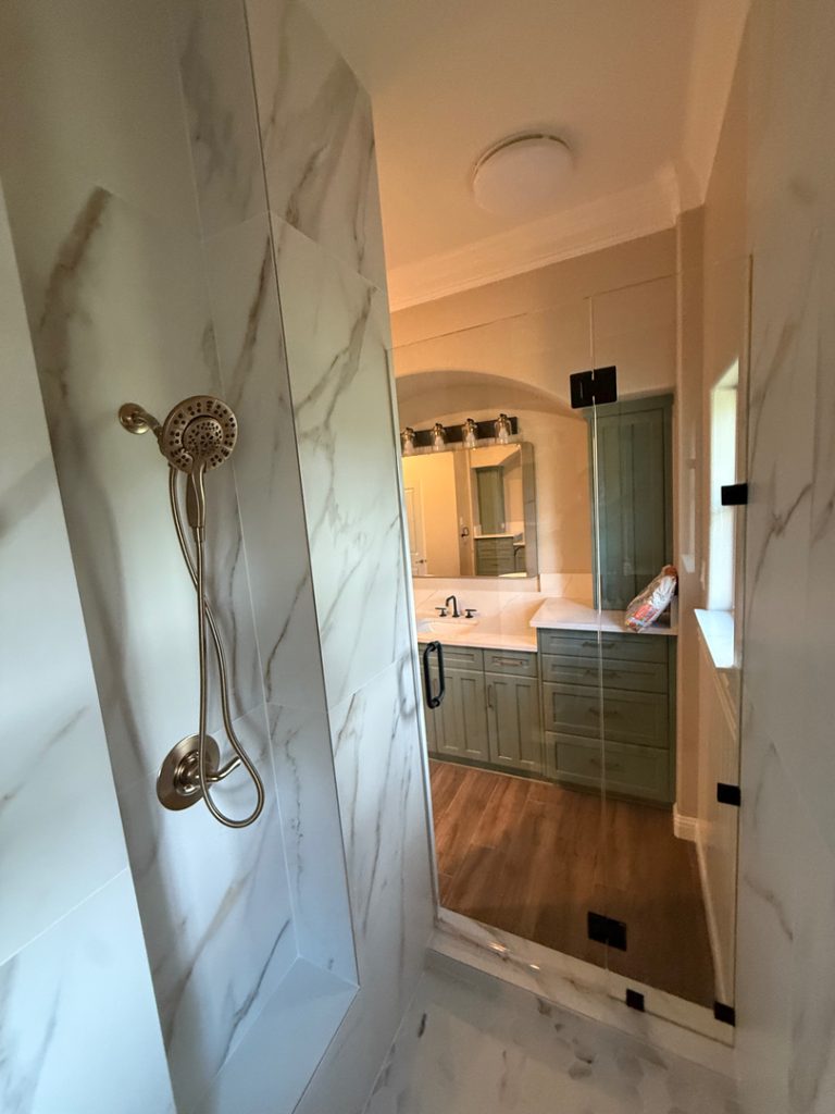 Marble Shower Remodel
