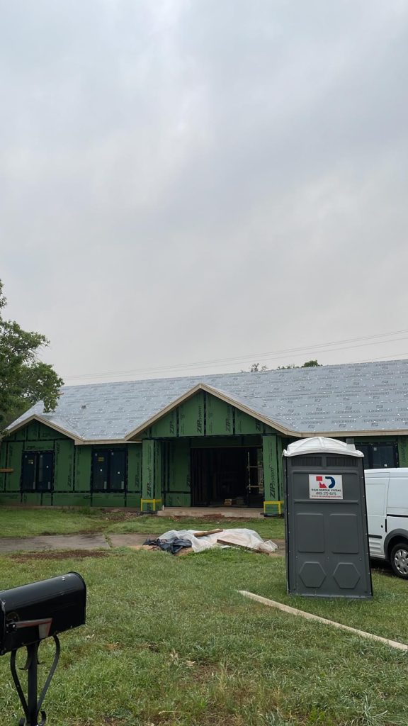 New Home Roofing Progress