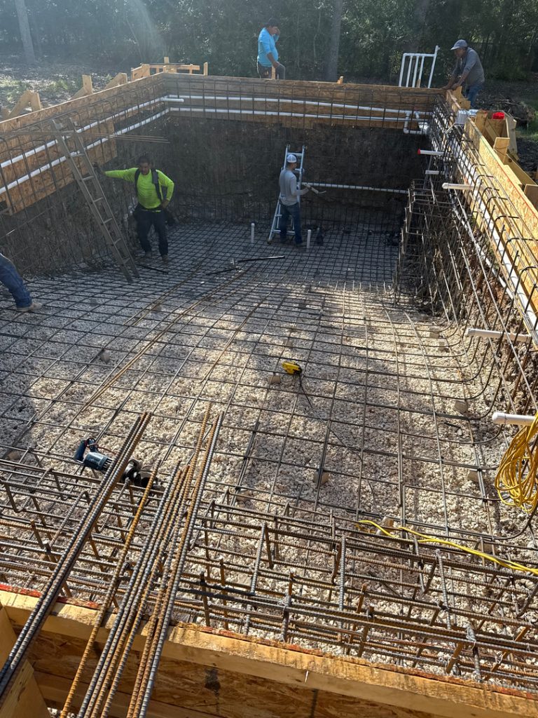 Rebar Reinforced Foundation