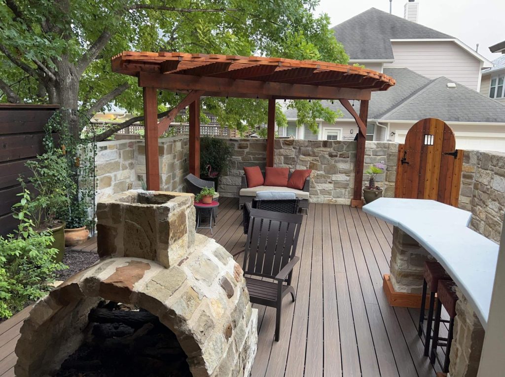 Wood Pergola Patio